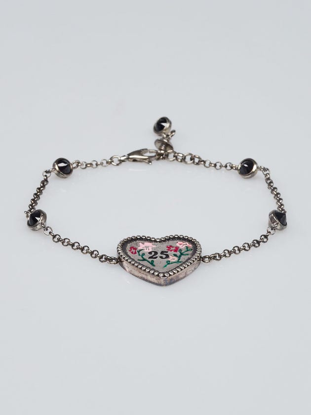 Gucci Silver Metal Bosco
Orso Heart Bracelet
