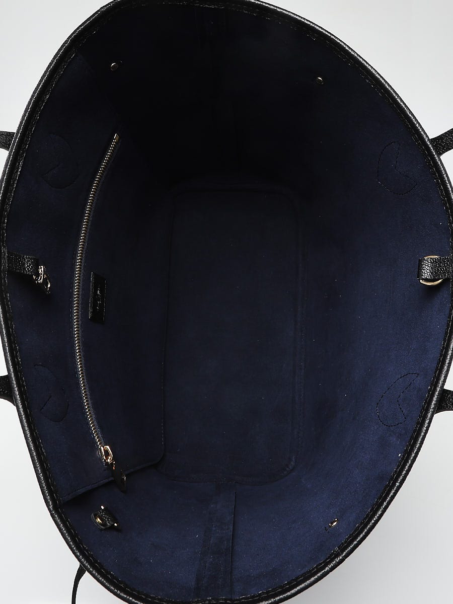Louis Vuitton Black Monogram Giant Empreinte Neverfull MM – Khalibags