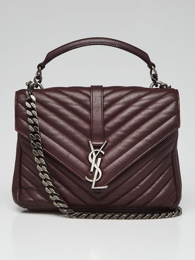 Ysl burgundy bag Clearance