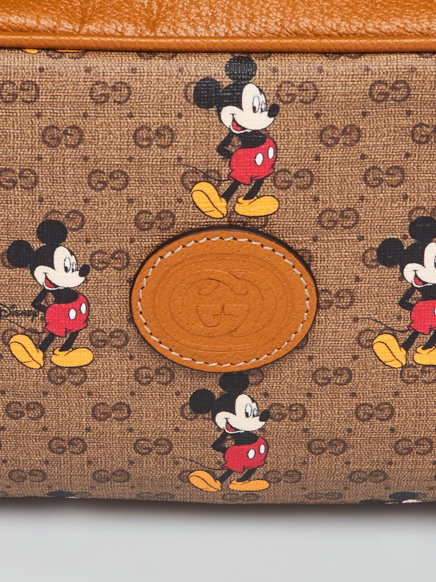 NWT!* Disney x Gucci Monogram Mickey Canvas 2020 Limited Edition Handbag.  New