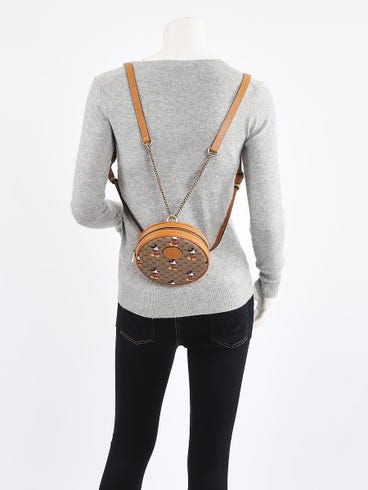 gucci mickey mouse mini backpack Disney x GG Supreme Round Bag Beige wear and accessories for the Cruise 2020 collection Gucci x Disney Collabo Mickey