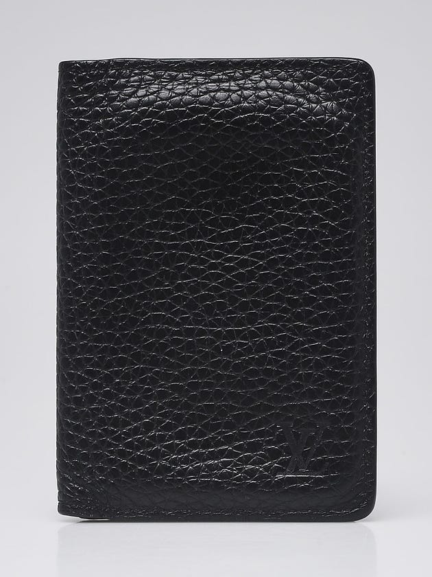 Louis Vuitton Black Taurillon Leather Pocket Organizer