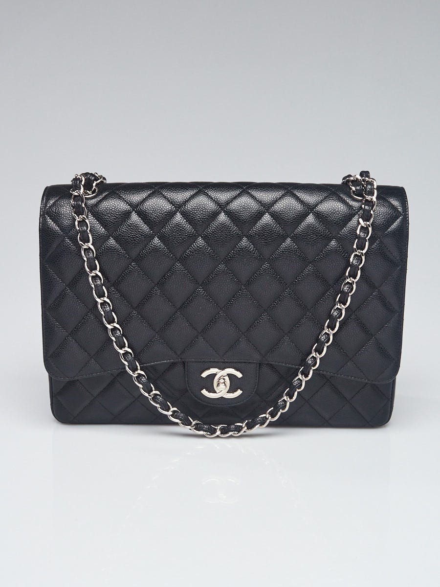 Chanel - Authenticated Timeless/Classique Handbag - Leather Black Plain for Women, Very Good Condition
