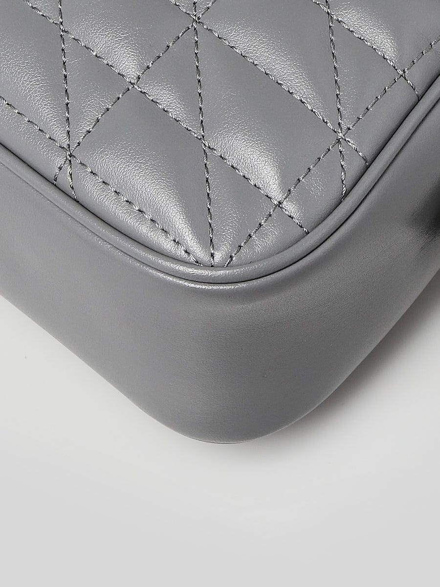 Mini Flap Square Bag Geometric Embossed Minimalist
