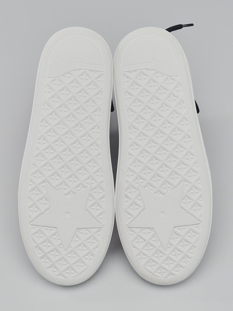 Christian Dior Black Leather/Mesh Resille Dior Solar Flat Boots Size 6.5/37