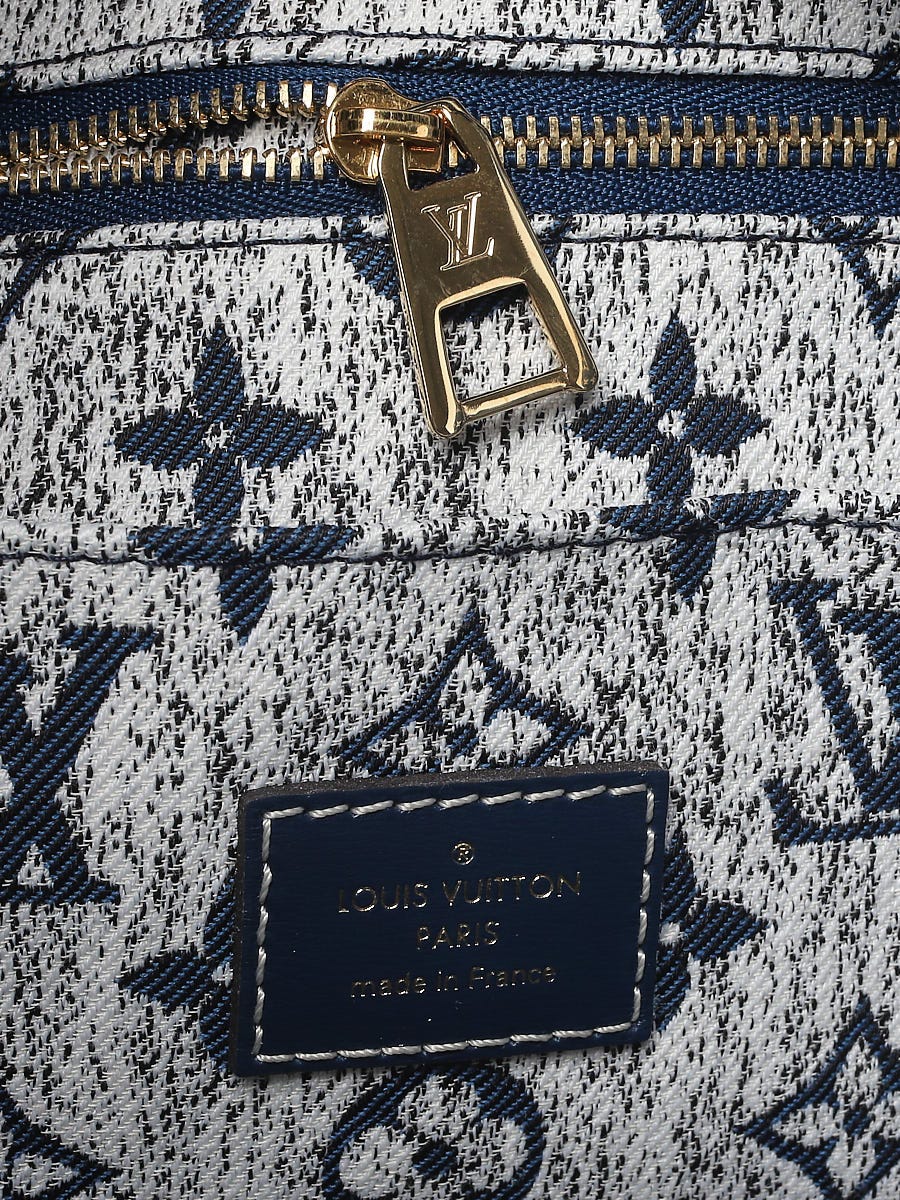 Louis Vuitton Blue Denim Monogram OnTheGo MM