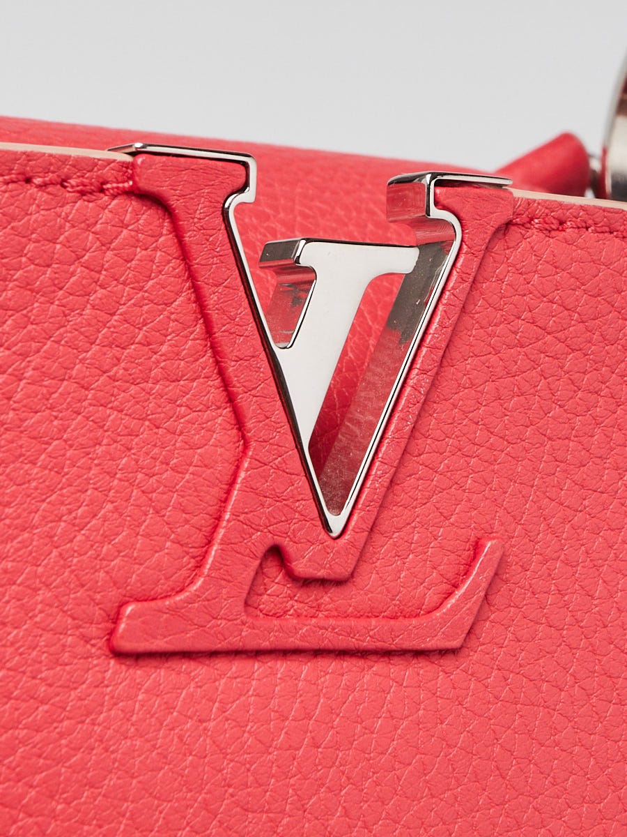 Louis Vuitton Pink Taurillon Leather Capucines MM Bag at 1stDibs