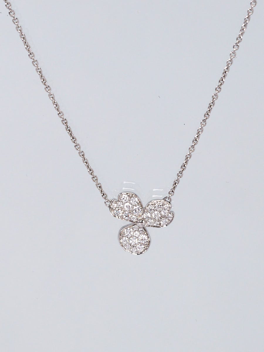 Tiffany & Co. Platinum Tourmaline & Diamond Paper Flowers Bracelet - 950  Platinum Link, Bracelets - TIF254974 | The RealReal