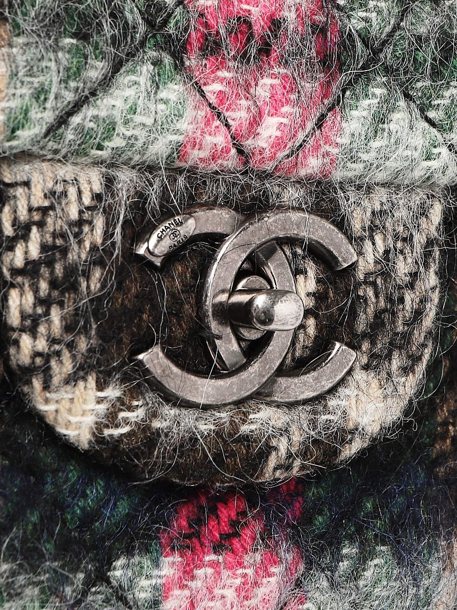 Chanel discount tartan bag