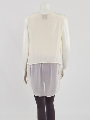 Louis Vuitton White Monogram Cotton and Polyester Bomber Jacket Size 6/40 -  Yoogi's Closet