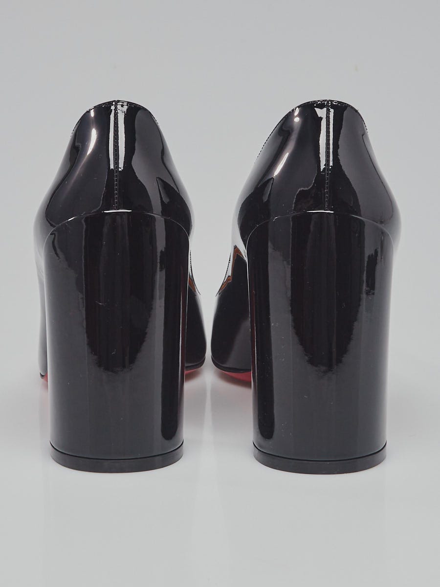 Christian Louboutin Black Patent Leather Miss Sab 85 Pumps Christian Louboutin Black Patent Leather Miss Sab 85 Pumps