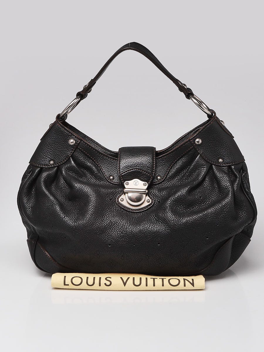 Louis Vuitton Black Monogram Mahina Leather XXL Bag - Yoogi's Closet