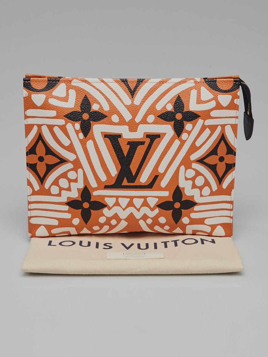 Louis Vuitton Monogram Giant Crafty Pochette Toiletry 26 Creme Caramel