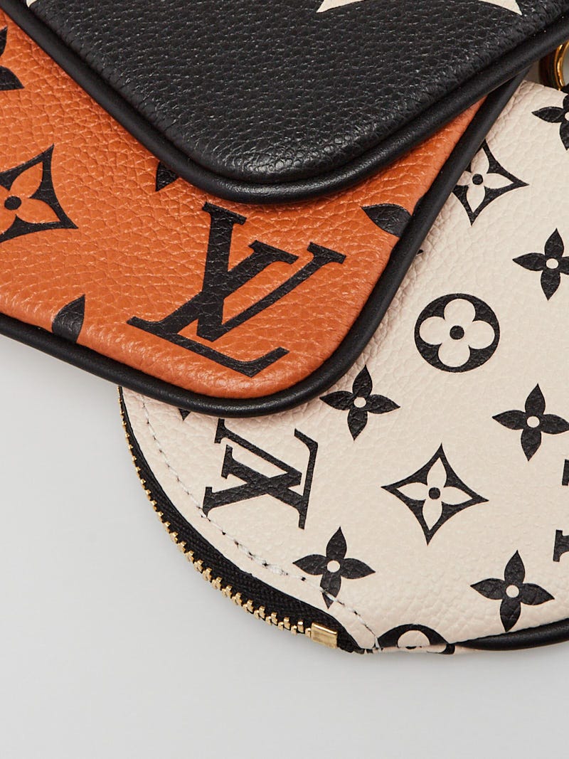 Louis Vuitton, Bags, Louis Vuitton Empreinte Bumbag Creme Monogram Waist  Crossbody Leather Belt Bag