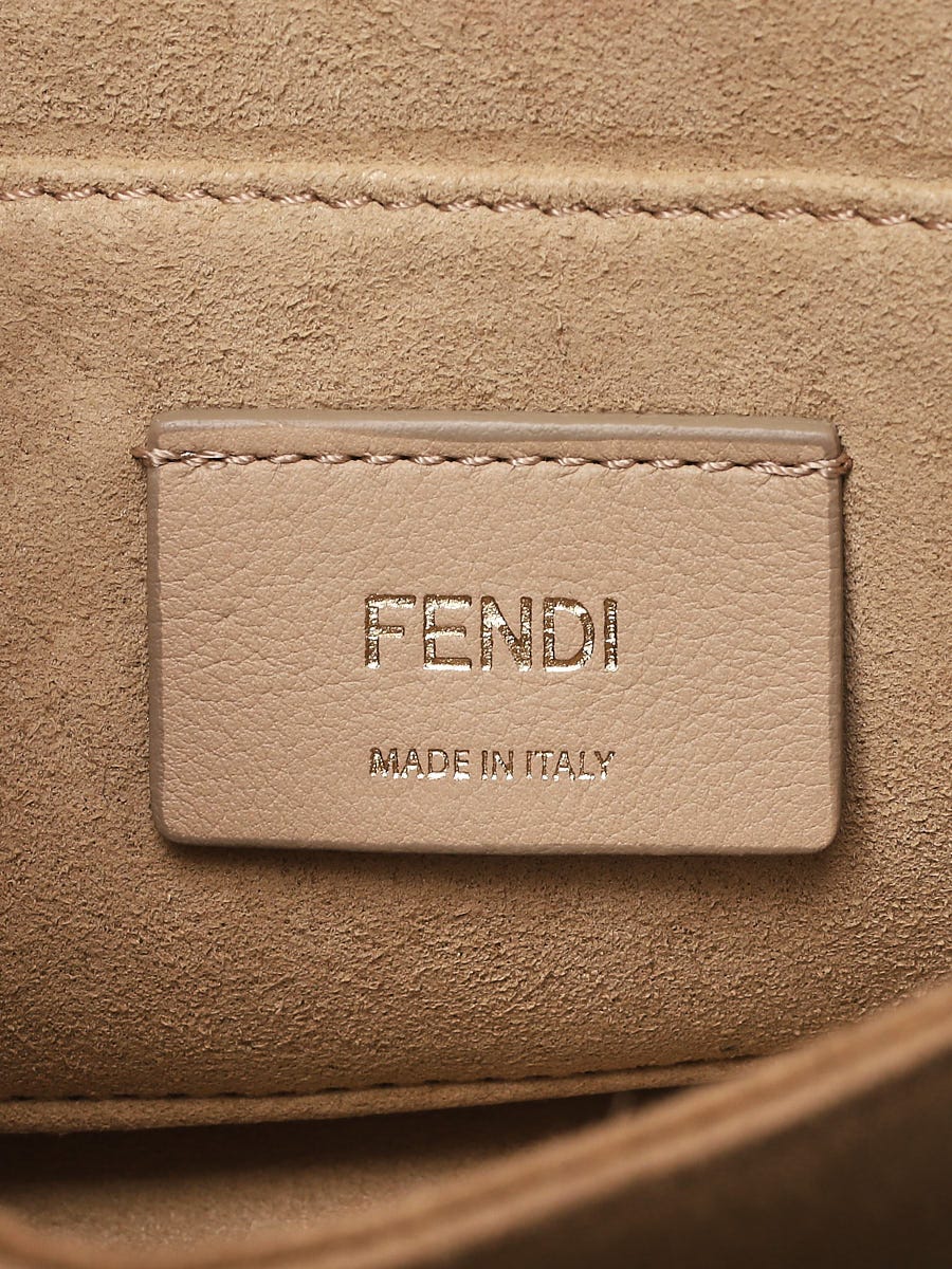 FENDI Shoulder Bag 8M0381 A13G Mini canay Studs leather black gold