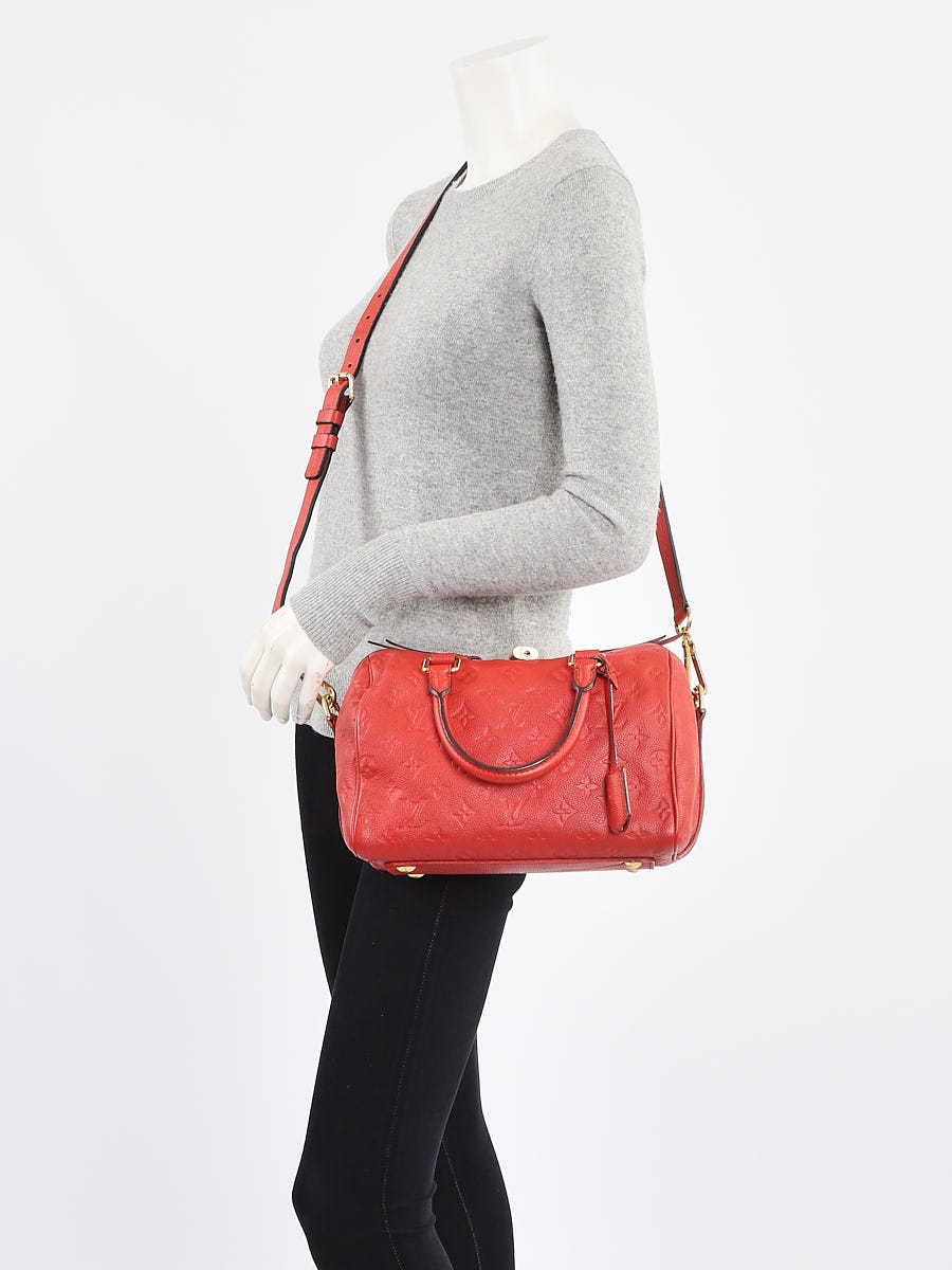 Louis Vuitton Orient Monogram Empreinte Leather Speedy 25 Bandouliere Bag