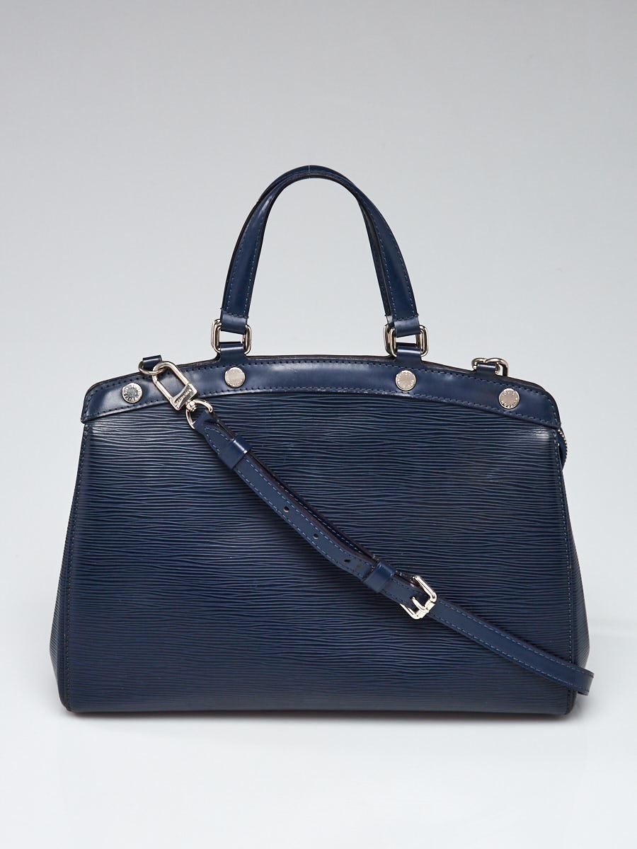 Louis Vuitton Brea Blue Epi Leather MM Two-Way Bag