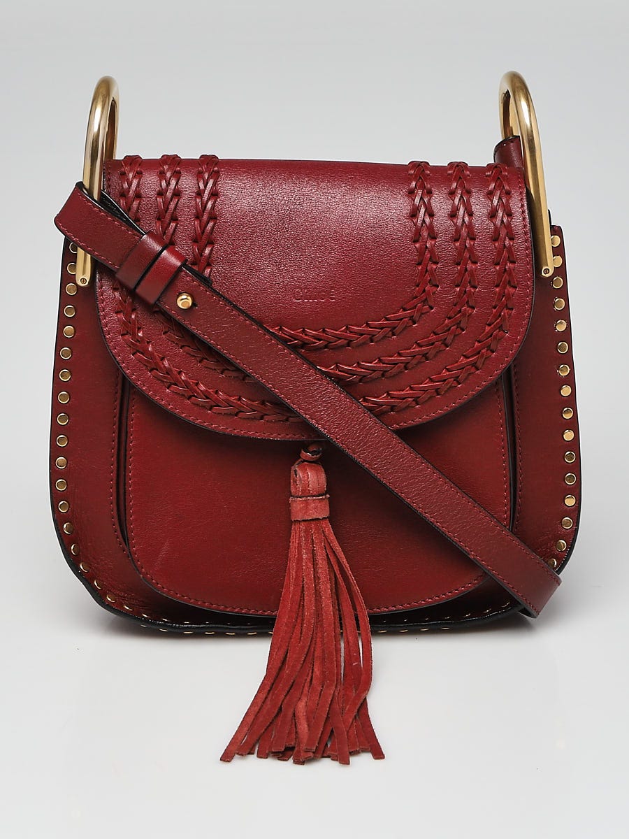 Braided Red Crossbody Bag