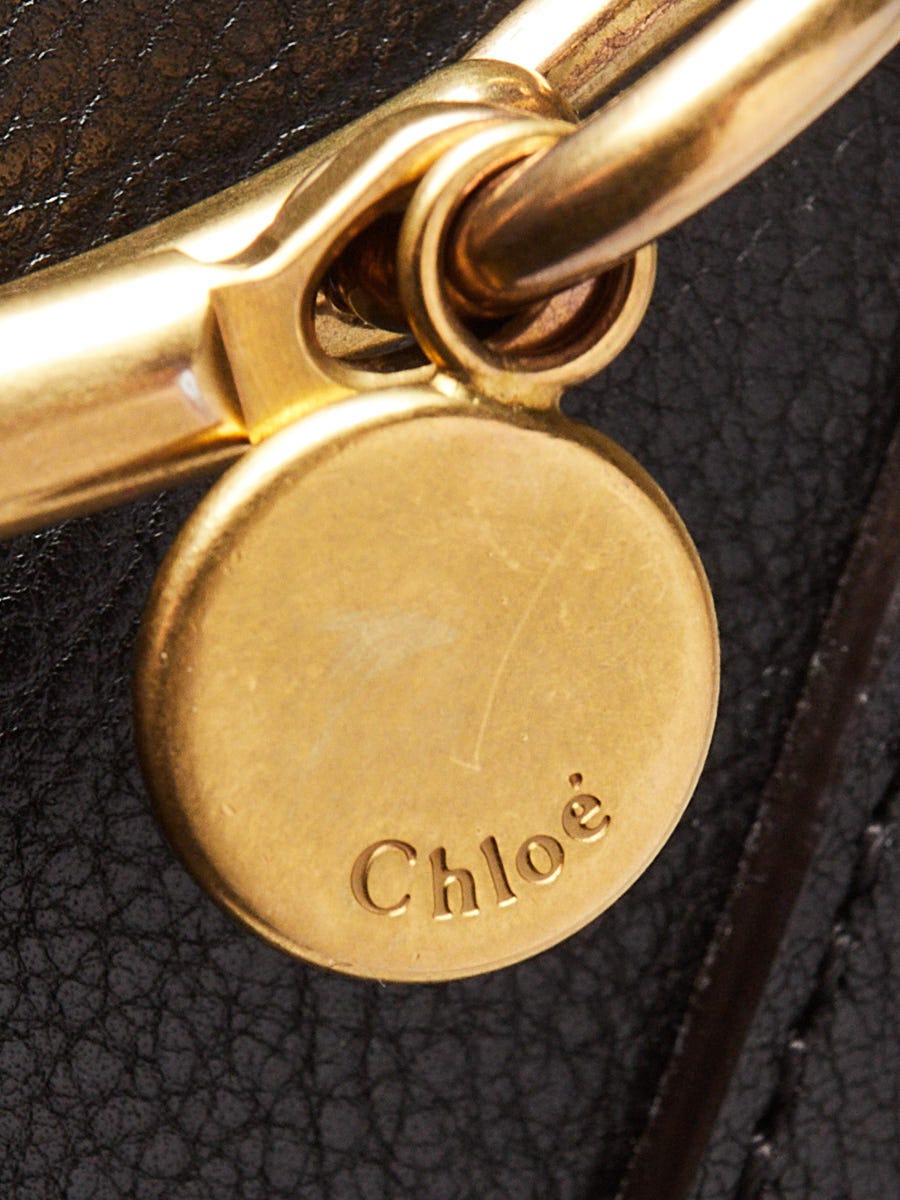 CHLOE Calfskin Small Nile Bracelet Bag Black 191699