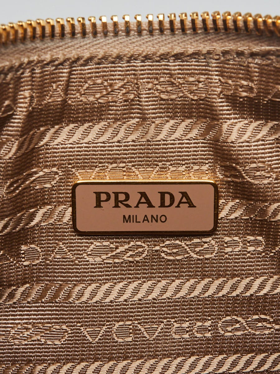 Prada Beige Saffiano Leather 2005 Re-Edition Shoulder Bag 1BH204 - Yoogi's  Closet