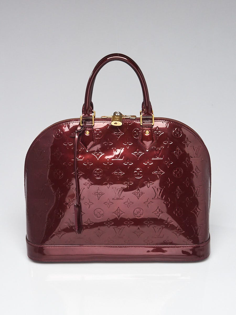 Louis Vuitton Rouge Fauviste Monogram Vernis Alma BB Bag - Yoogi's