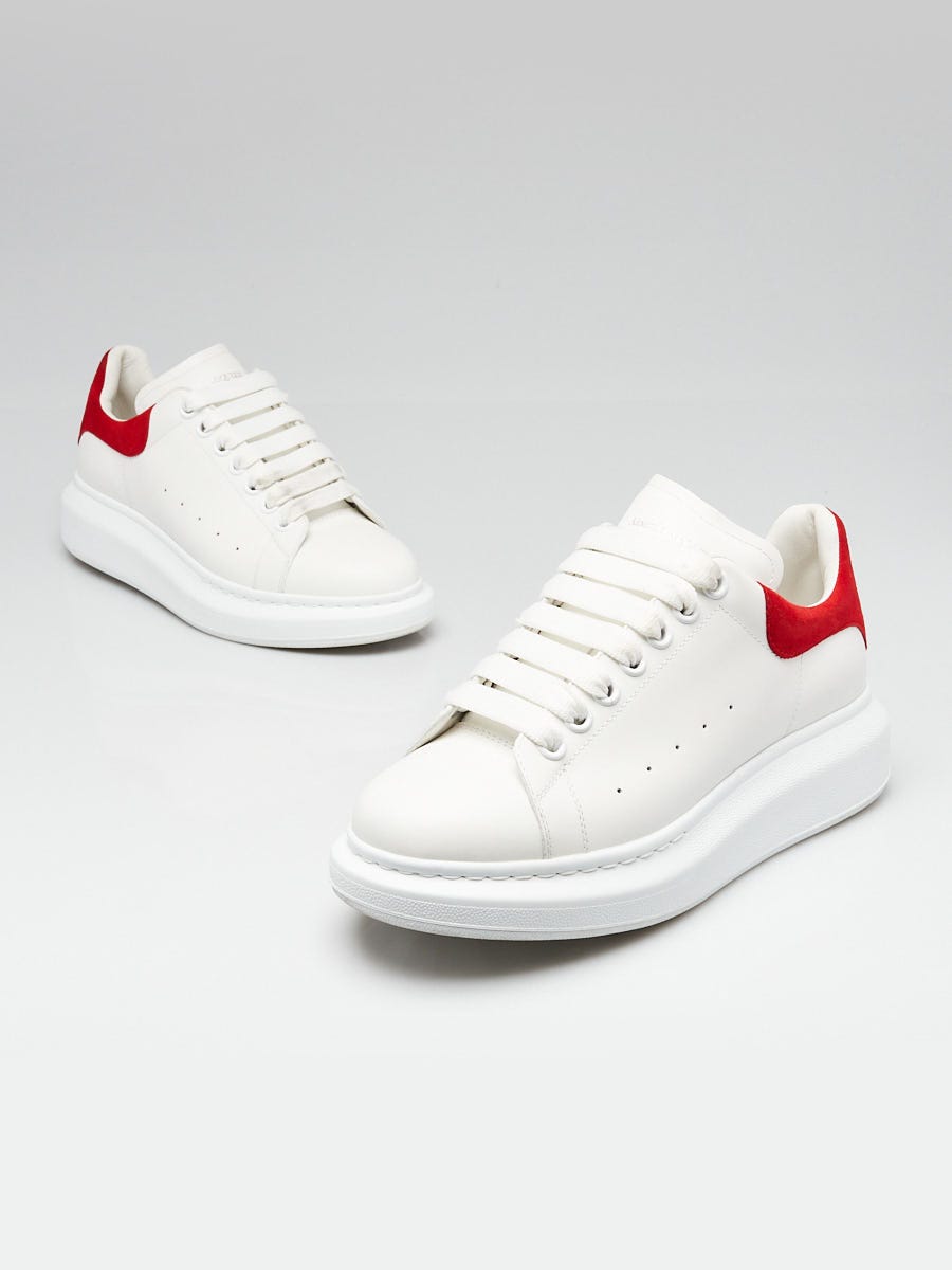 Mcqueen Oversized Sneaker Alexander Mcqueen Red Suede Alexander - Main Image