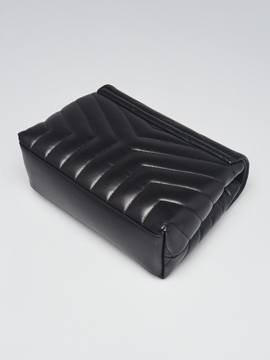 Yves Saint Laurent Black Quilted Leather Small LouLou Bag
