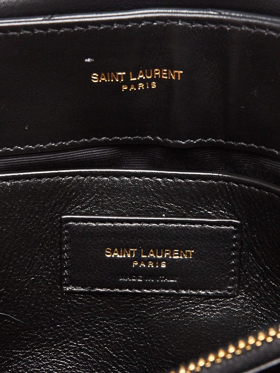 Yves Saint Laurent Black Quilted Leather Small LouLou Bag