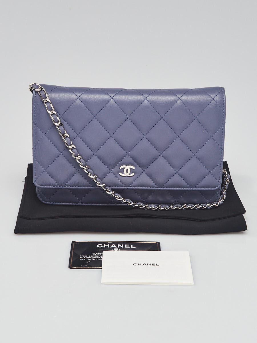 Chanel Pink Quilted Lambskin Leather Classic WOC Clutch Bag - Yoogi's Closet