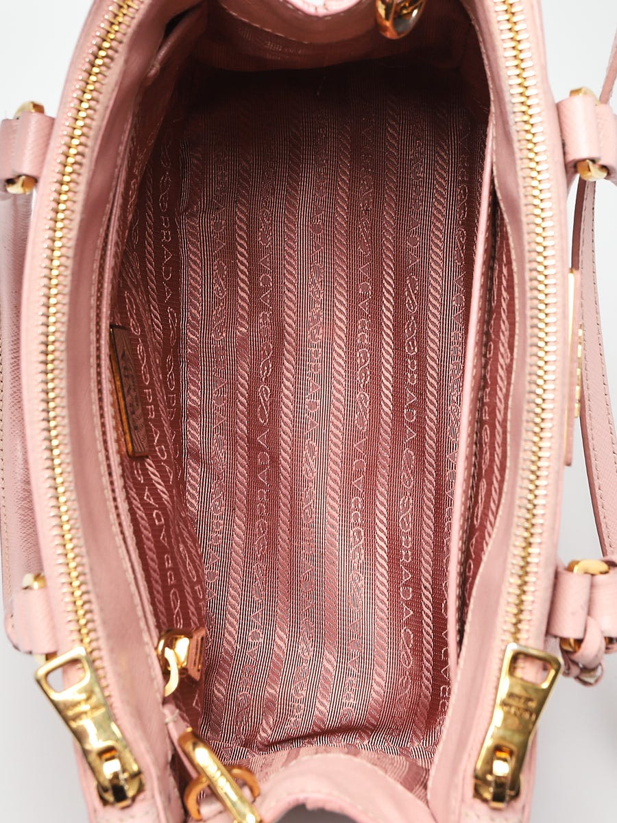 Prada Gold Saffiano Lux Leather Galleria Mini Bag Prada | The Luxury Closet