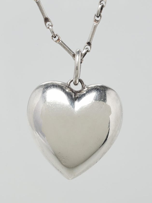 Tiffany & Co. Sterling Silver Heart Necklace
