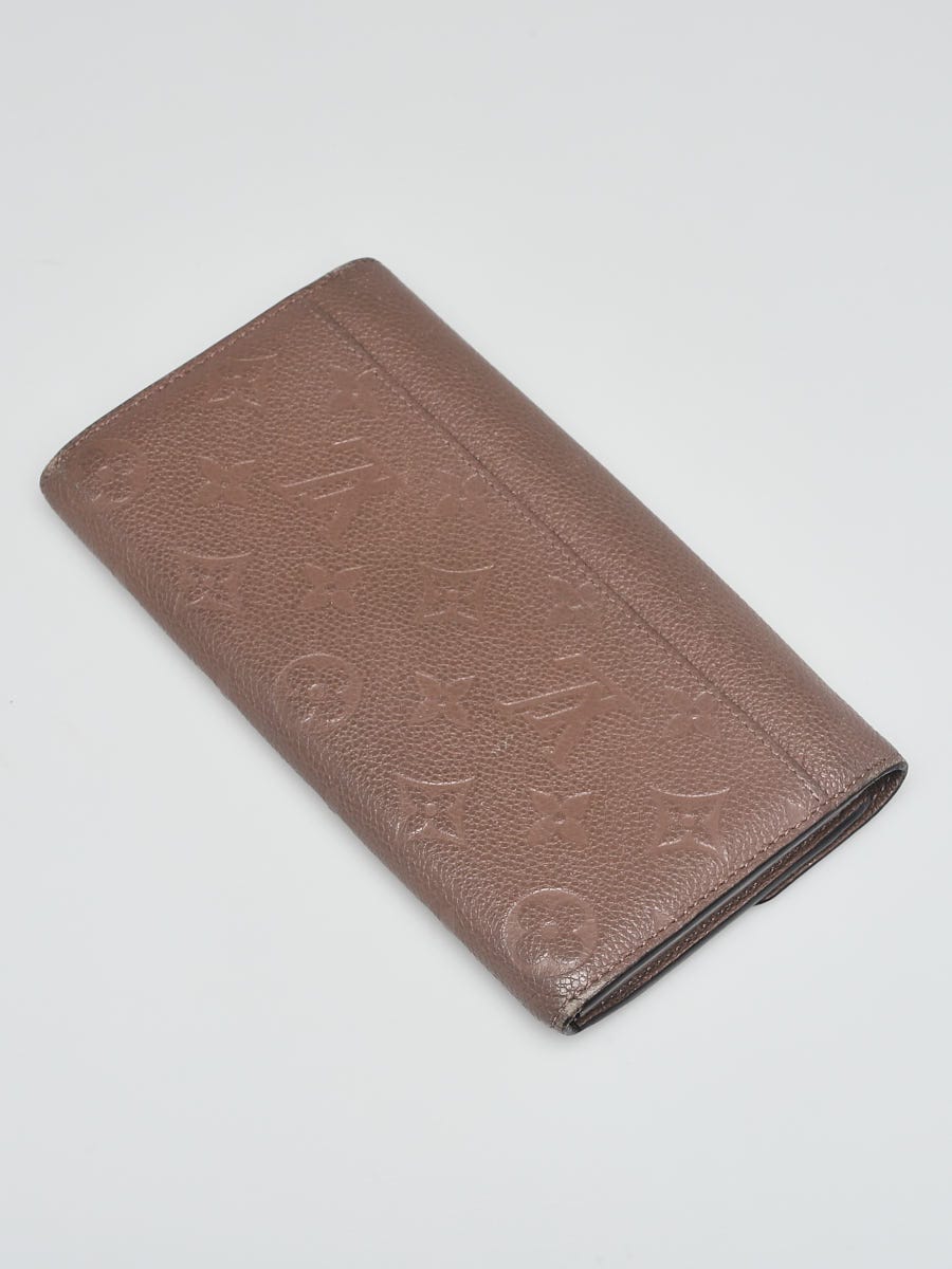 LOUIS VUITTON Empreinte Sarah Wallet NM Mastic 230285