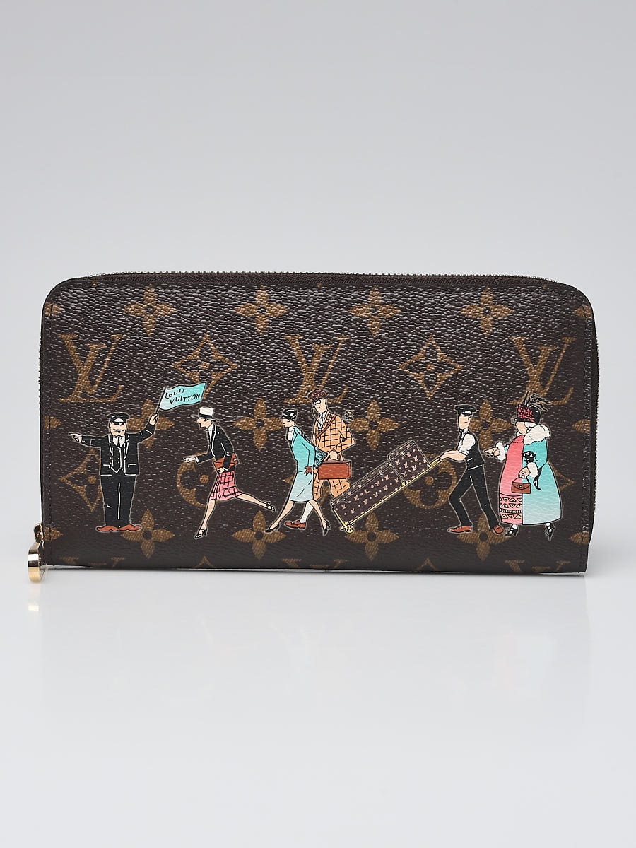 Louis Vuitton Limited Edition Monogram Canvas Illustre Zippy