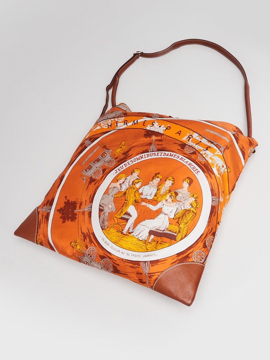 Hermès // 2011 Orange Silky City Printed Bag – VSP Consignment