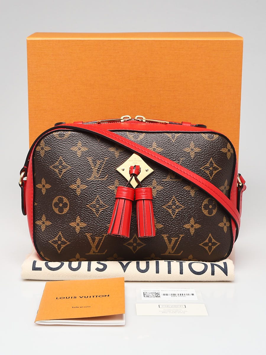 Louis Vuitton Coquelicot Monogram Canvas Saintonge Crossbody Bag