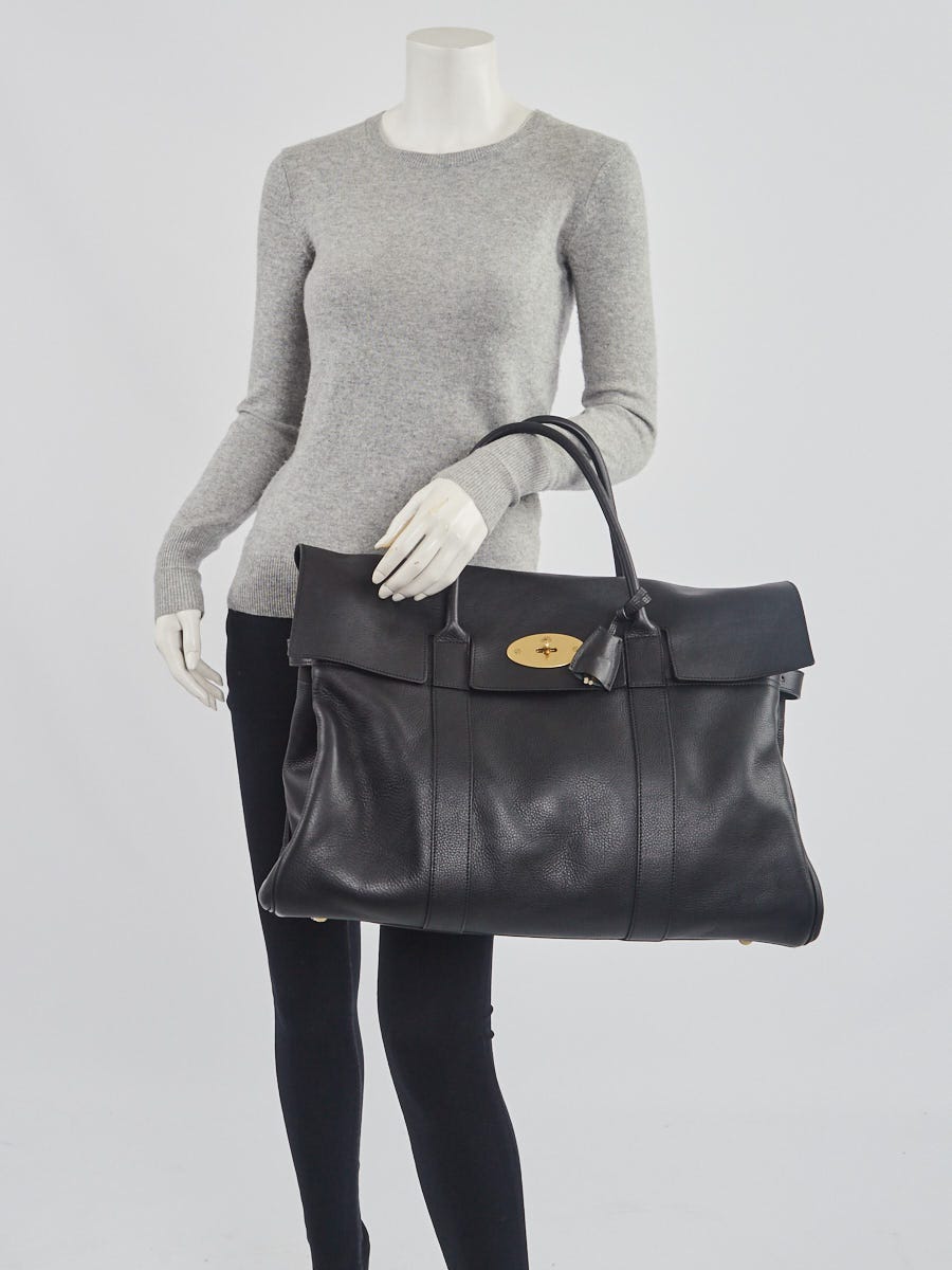 Mulberry Black Pebbled Leather 