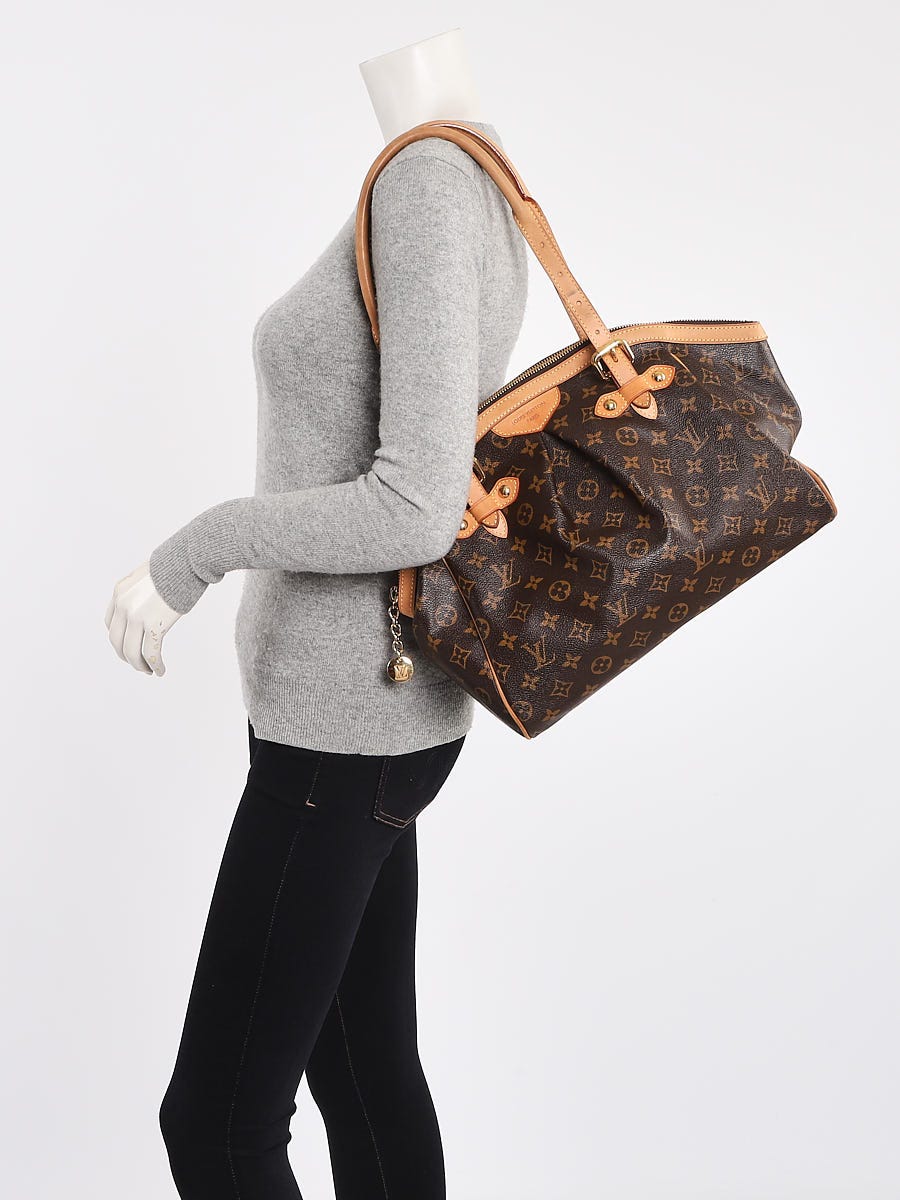 Louis Vuitton Tivoli GM Monogram Canvas Shoulder Bag Brown