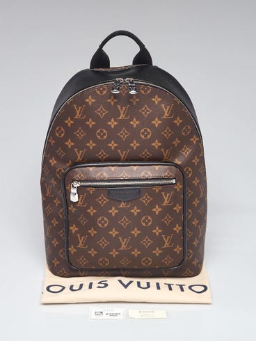 josh backpack louis vuitton Monogram Macassar Elite HNW Top zipper closure Louis Vuitton Josh Damier Graphite