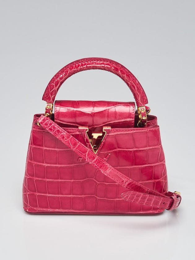 louis vuitton alligator backpack Mini Boite Chapeau 1836269 FASHIONPHILE Premium Himalaya Alligator Backpack