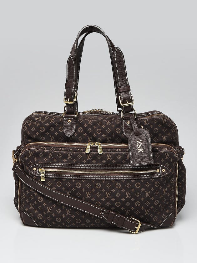 Louis Vuitton Ebene Monogram Mini Lin Canvas Diaper Bag