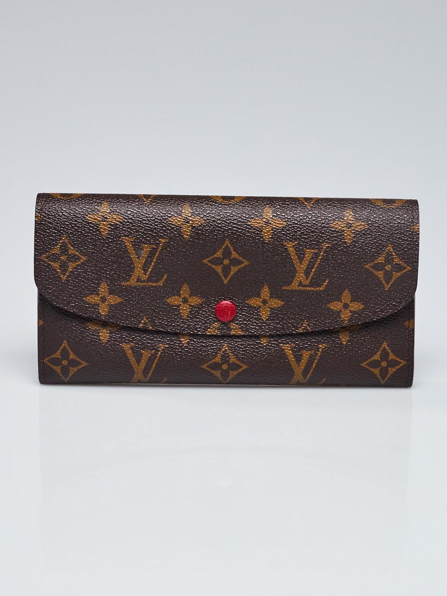 Louis Vuitton Emilie Wallet in Monogram Rouge - SOLD