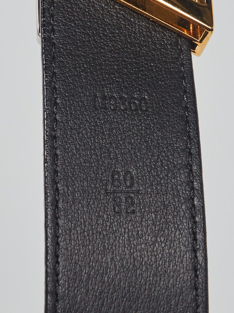 Louis Vuitton LV Suntulle Twist Epi Leather Belt Size 80/32 Red x White