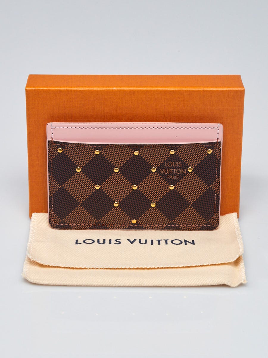 Louis Vuitton Damier Canvas Rose Ballerine Recto Verso Card Holder -  Yoogi's Closet