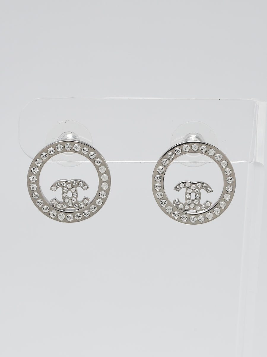 Chanel Round CC Stud Earrings