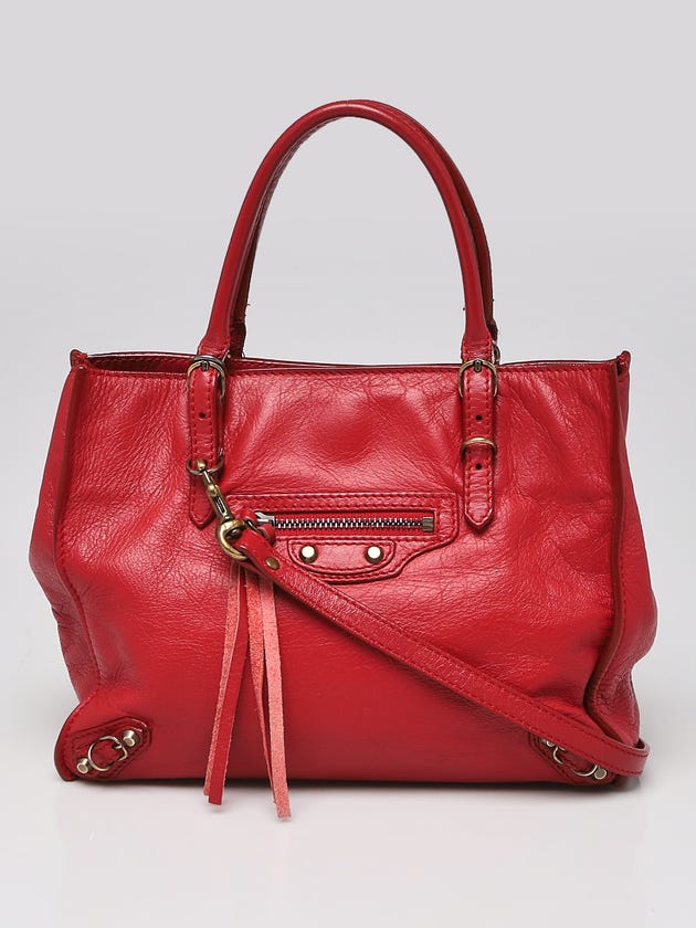 Argilla Saffiano Lux Leather Large Tote Bag BN1844 RvceShops's