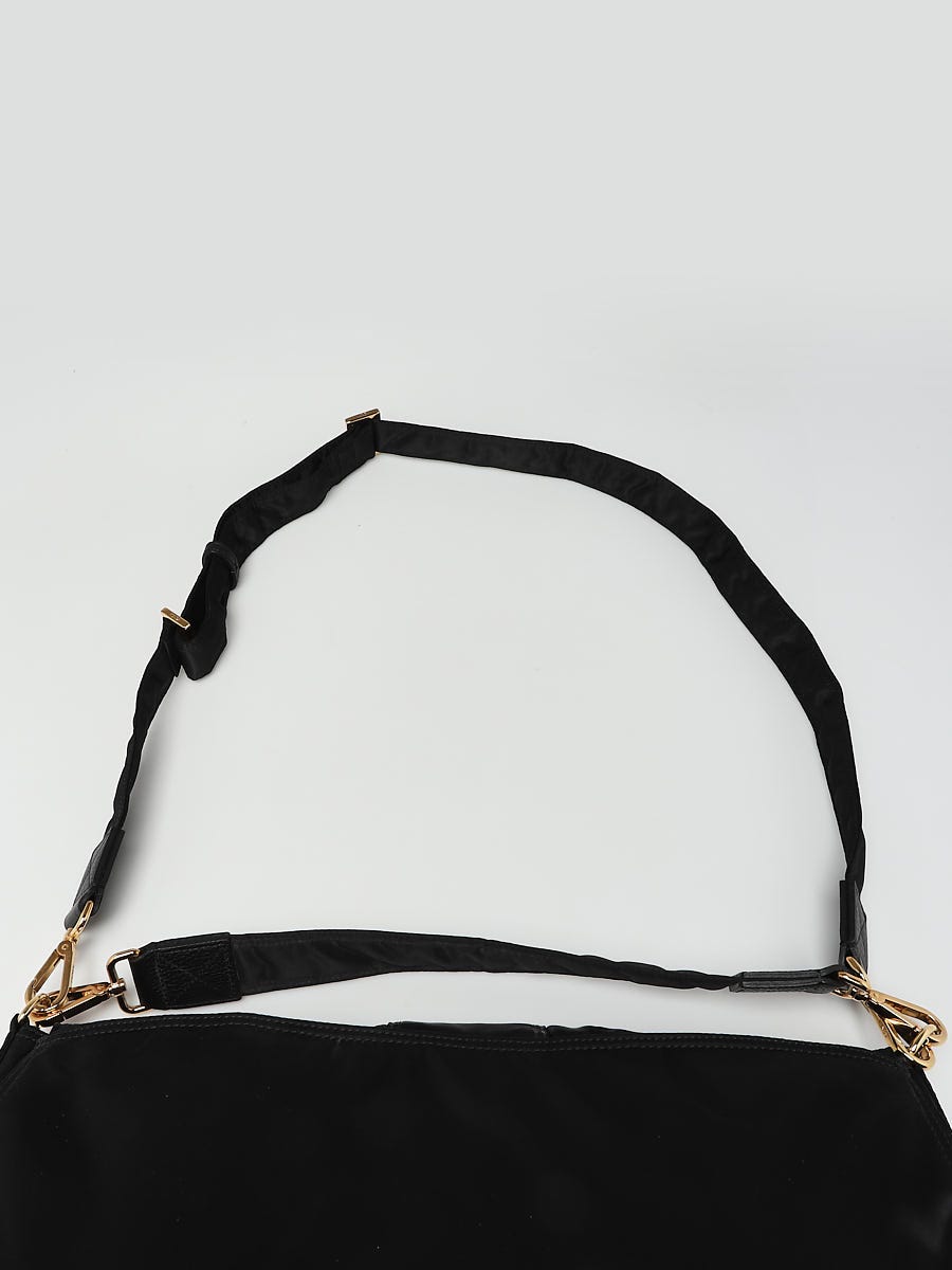 Fendi x Porter-Yoshida Black Nylon Regular Belt Baguette Bag