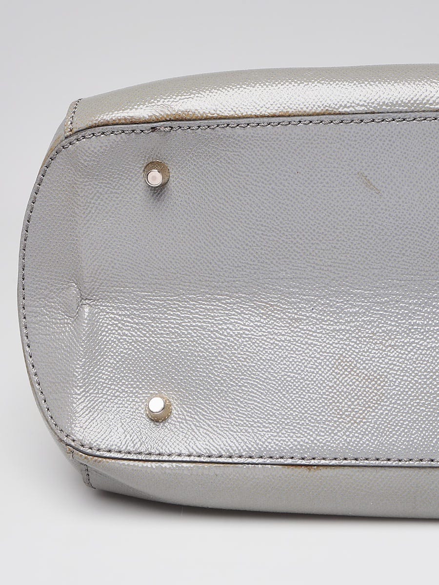 Burberry Light Grey Patent Leather Small Blaze Bowler Bag | eBay Burberry Light Grey Patent Leather Small Blaze Bowler Bag | eBay