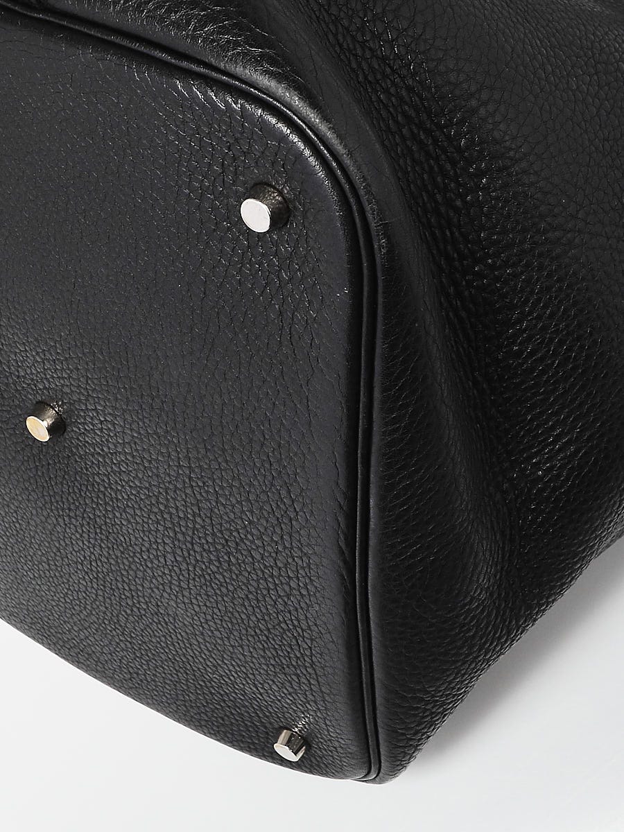 Black Hermes Picotin Togo Leather Tote – Designer Revival