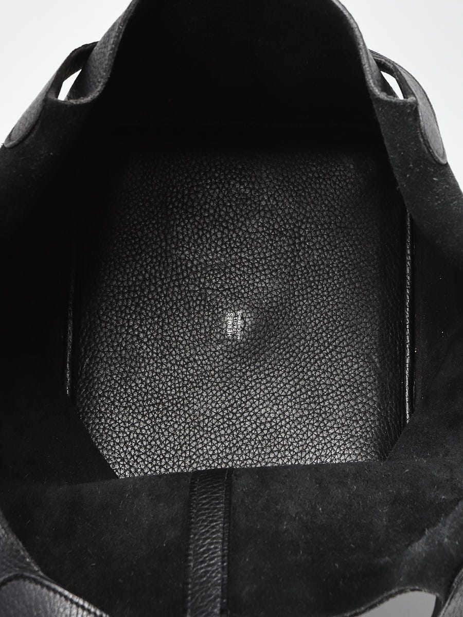 Picotin leather handbag Hermès Black in Leather - 35811707