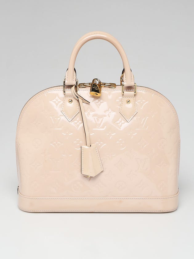 Louis Vuitton Rose Angelique Monogram Vernis Alma PM Bag
